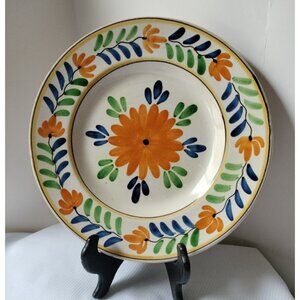 VL Lisboa Vintage Floral Design Plate| 9.5”| Made in Portugal